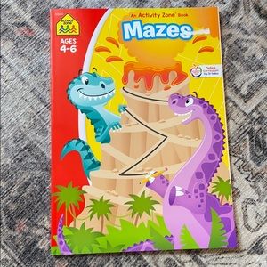 New School Zone Maze Activity Book
